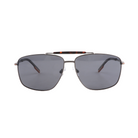 Lenzo Pilot Grey Frame with Grey Lenses Large