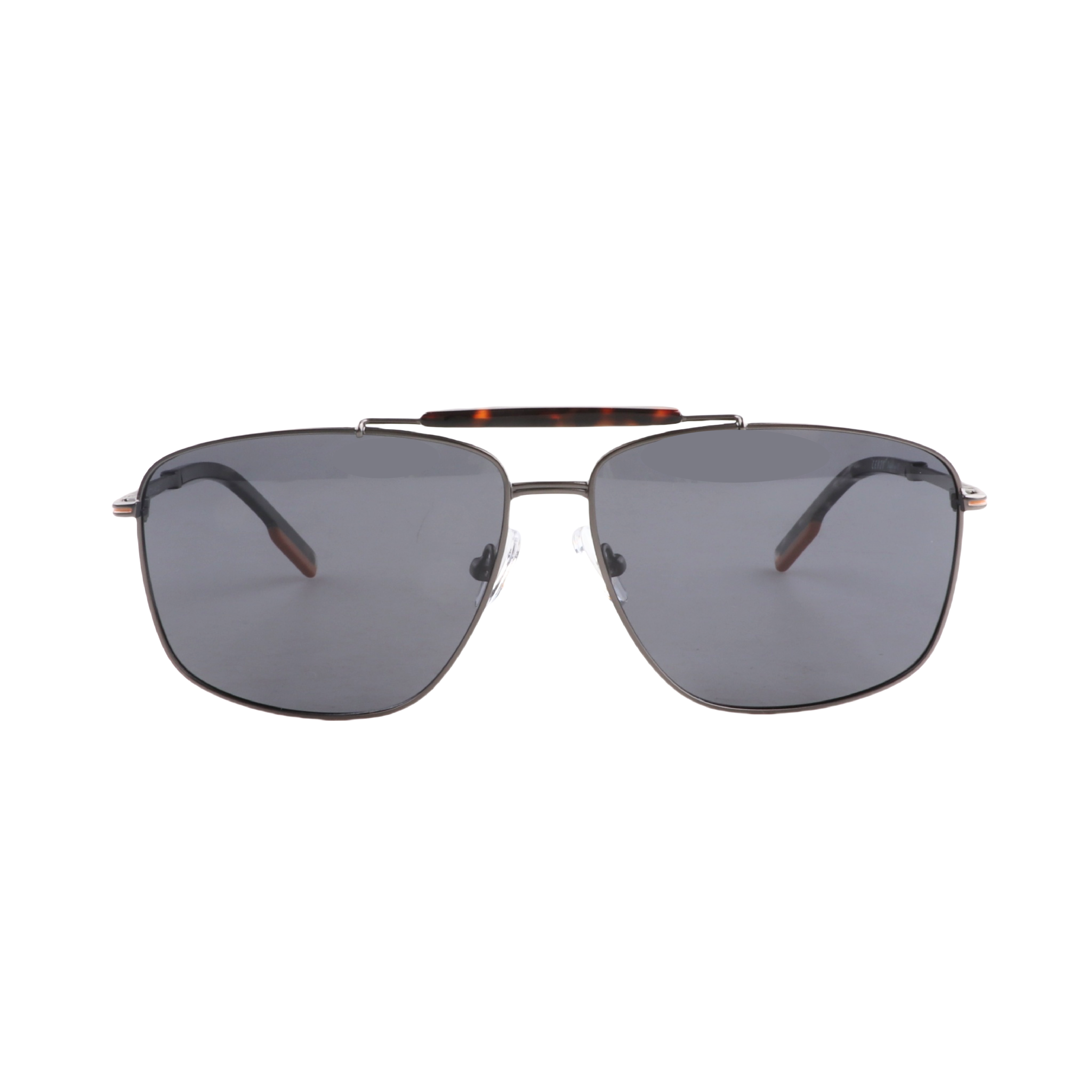 Lenzo Pilot Grey Frame with Grey Lenses Large