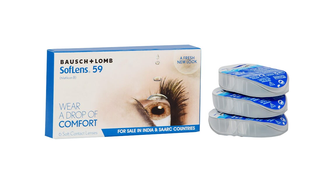 SofLens 59 Monthly Disposable Contact Lenses | Bausch & Lomb | 6 Lenses Per Box