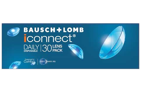 I Connect Daily Disposable Contact Lenses/30 Lenses by Bausch & Lomb