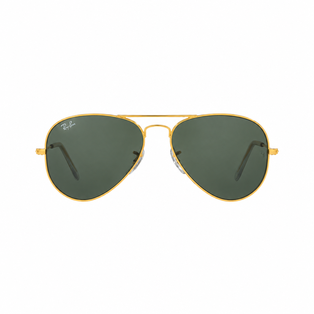 RAY-BAN RB3025l Sunglasses Gold LARGE