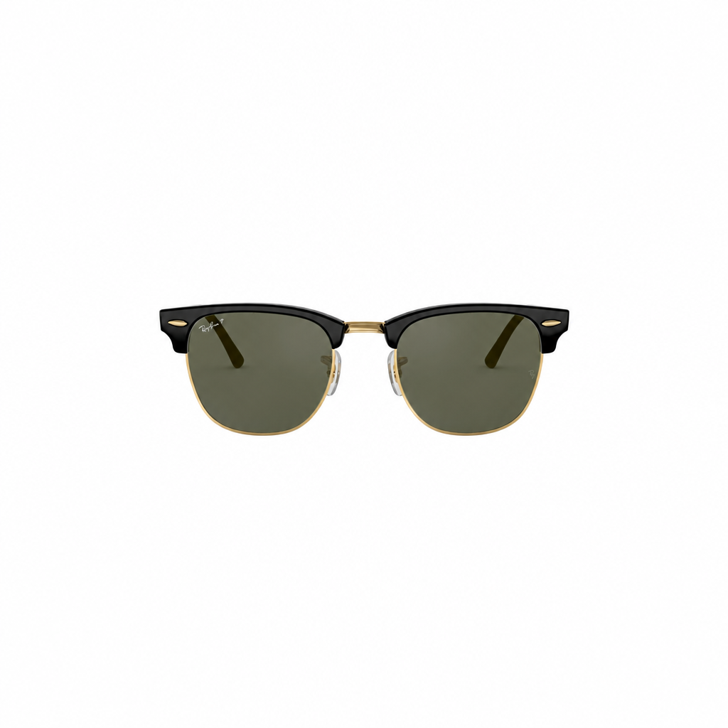 RAY-BAN RB3016 Sunglasses Black & Green Medium