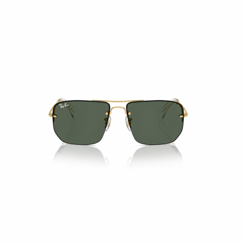 RAY-BAN RB3738l Sunglasses Green LARGE