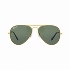 RAY-BAN RB3025l Sunglasses Black & Gold LARGE