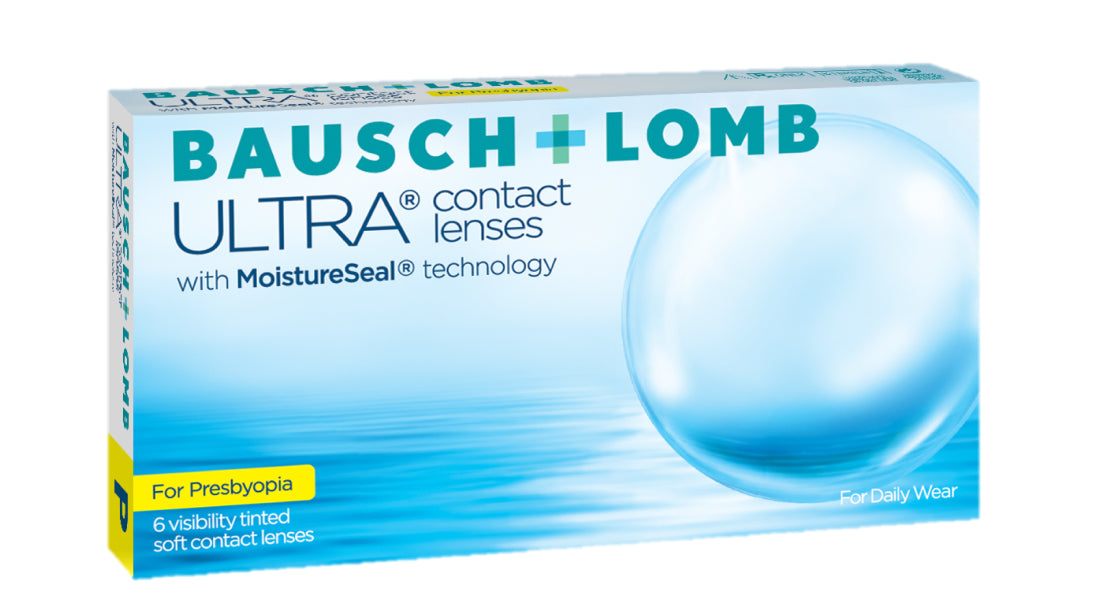 Bausch & Lomb ULTRA Multifocal Monthly Contact Lenses | Presbyopia | 6 Lenses Per Box