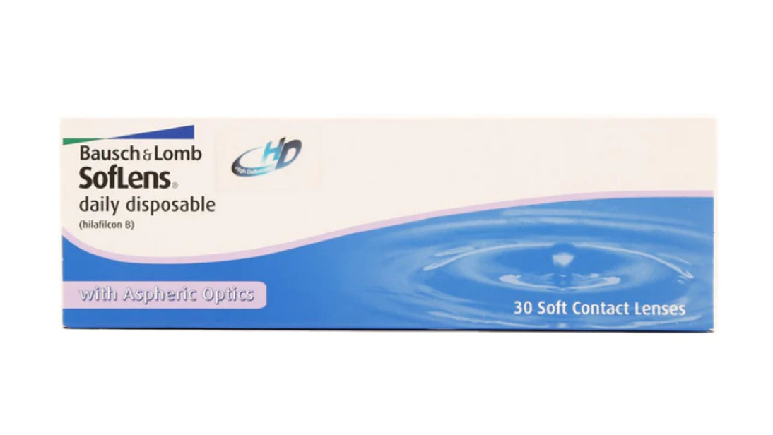 Bausch & Lomb SofLens Daily Disposable Contact Lenses | 30 Lenses Per Box